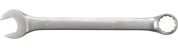 Kľúč očko-vidlica, matný chróm 7 mm