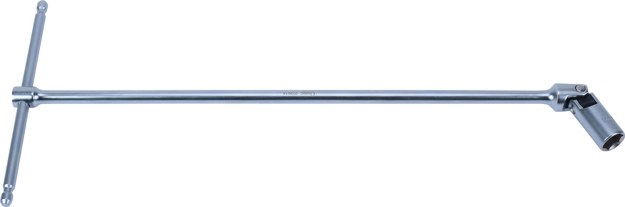 Kľúč "T" s kĺbom, 432 mm, 6-hran 14 mm